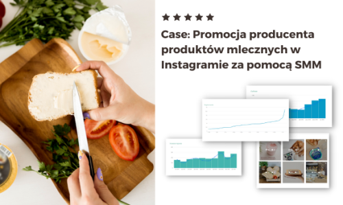 Case Promocja producenta produktów mlecznych na Instagramie przy użyciu SMM